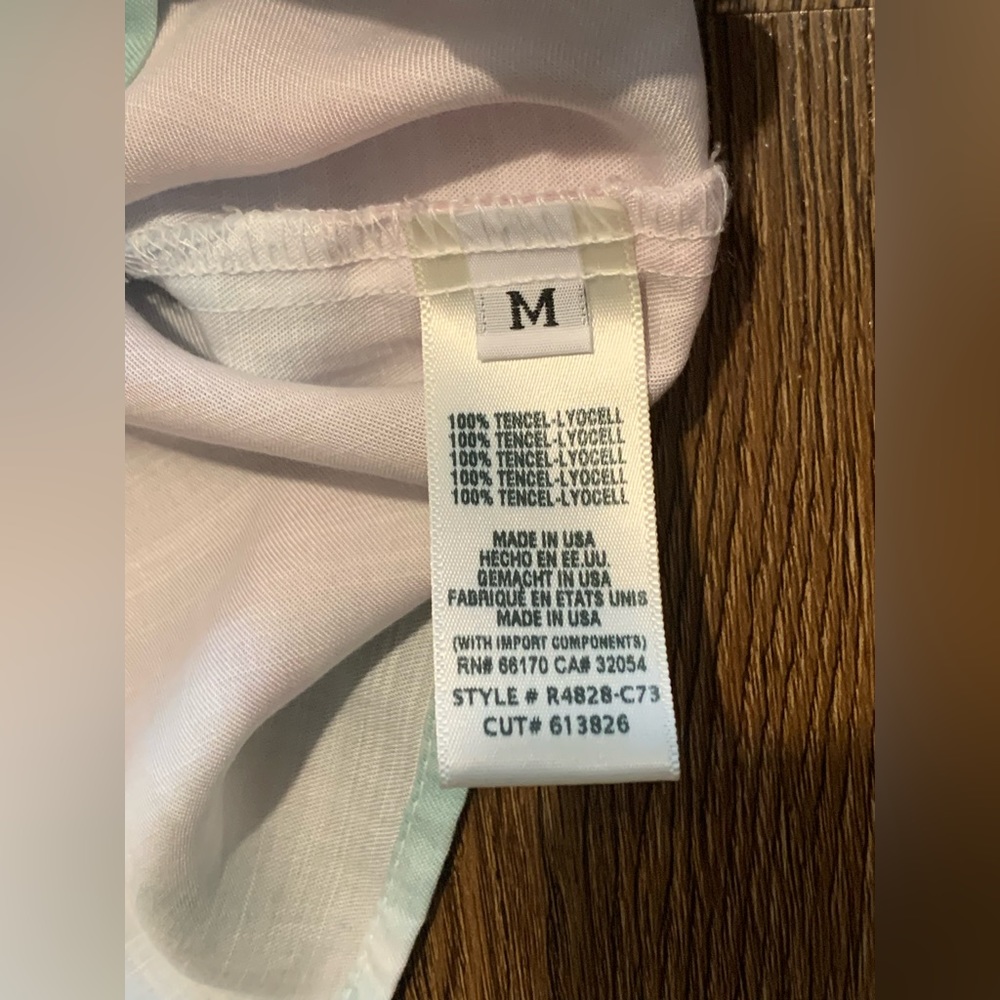 NWOT, Anthropologie Cloth & Stone, Tie Dye, Halter Top w/ Tie Neck, Size Medium - Picture 7 of 7
